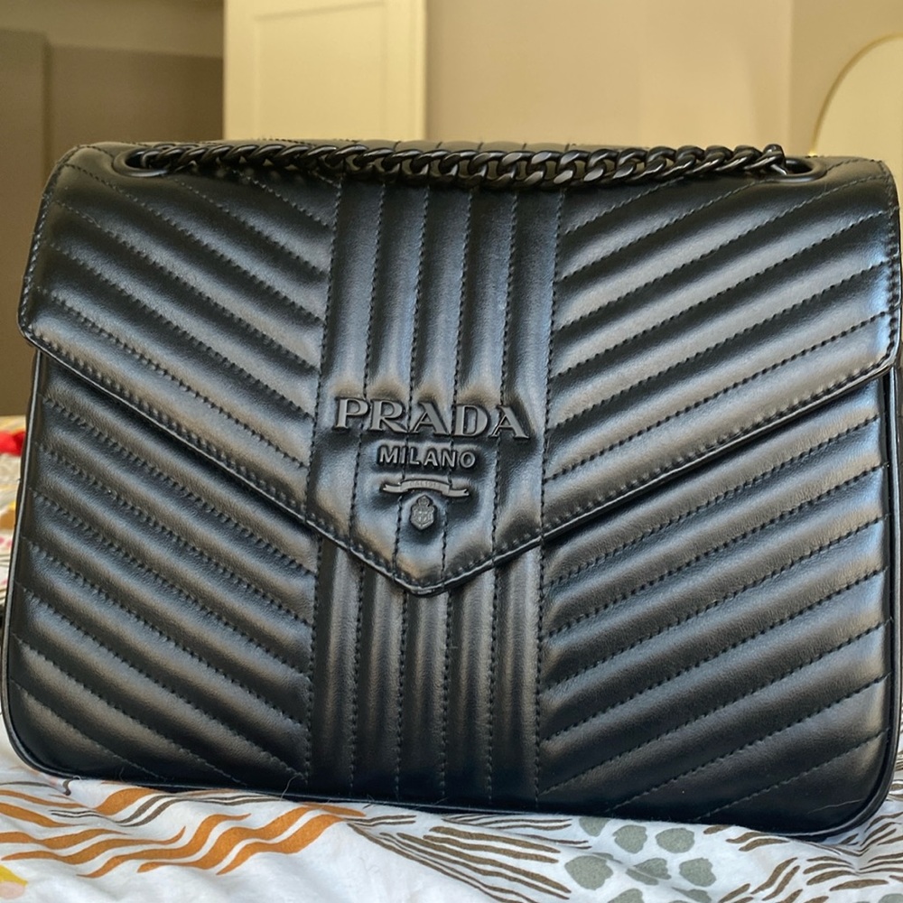 Prada Diagramme medium shoulder bag